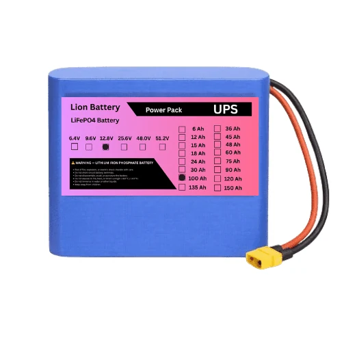 Lion Battery 12.8V 100Ah lithium battery pack