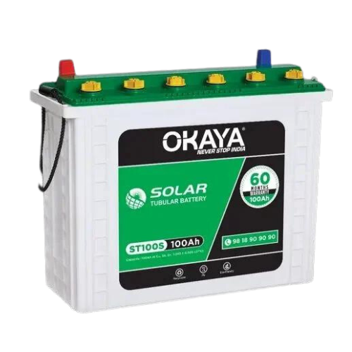 This image is of OKAYA Solar Battery 100AH by Pai Power Solutions