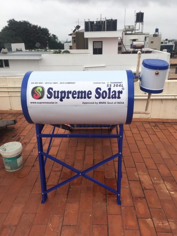 This image is about Supreme Solar Water Heater 100 LTR Ceramic by Pai Power Solutions.