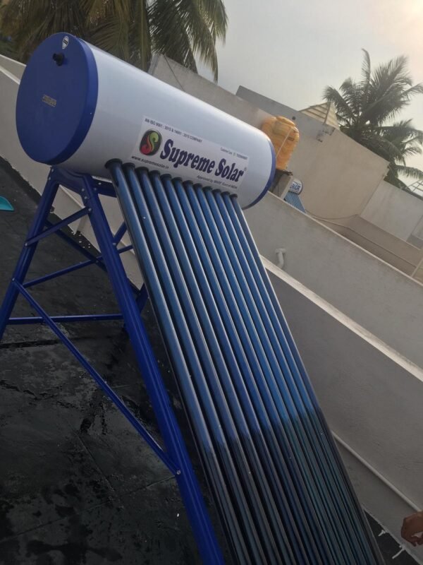 This image is about Supreme Solar Water Heater 150 LTR Ceramic by Pai Power Solutions.