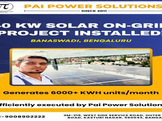 40 KW Solar On-Grid Project | Pai Power Solutions 40 KW Solar On-Grid Project | Pai Power Solutions