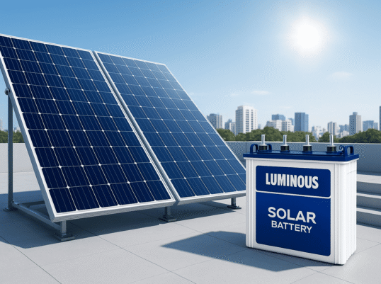 Luminous Top Solar Battery in Bangalore Cost